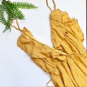 Honey Belle Golden Yellow Romper